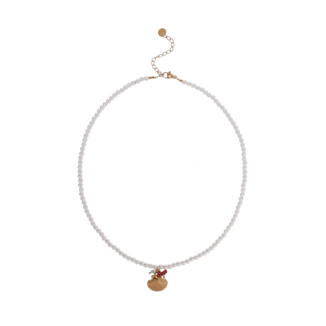 Xenie – Kapkovité náušnice s perlovým přívěskem.