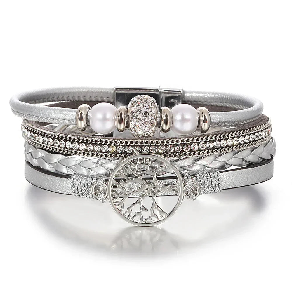 Náramek s kamínky Stromu života