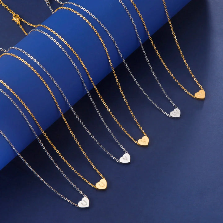 Náhrdelník s iniciály Timeless Heart