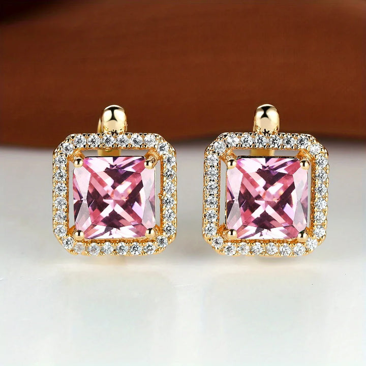 Náušnice s konturovým halo