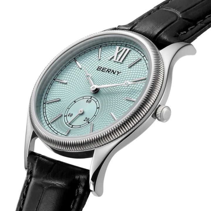 Berny Classic Kožené Hodinky s Řemínkem, 38mm