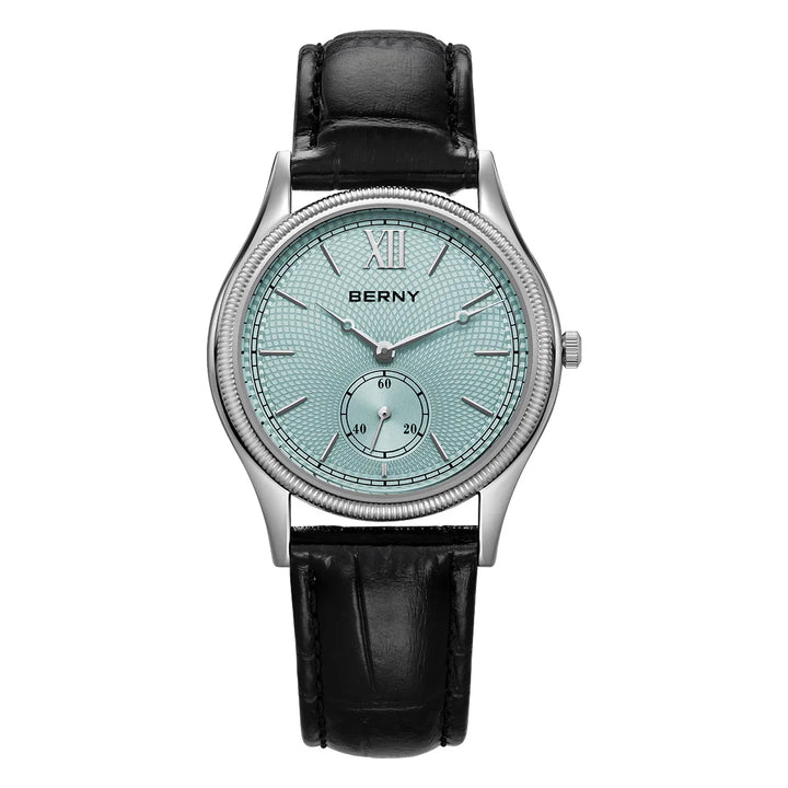 Berny Classic Kožené Hodinky s Řemínkem, 38mm