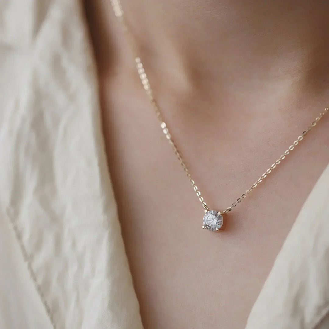 Náhrdelník z pozlaceného zirkonu