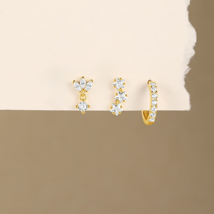 Greta-Luisa – Zlaté náušnice s jemnou elegancí.