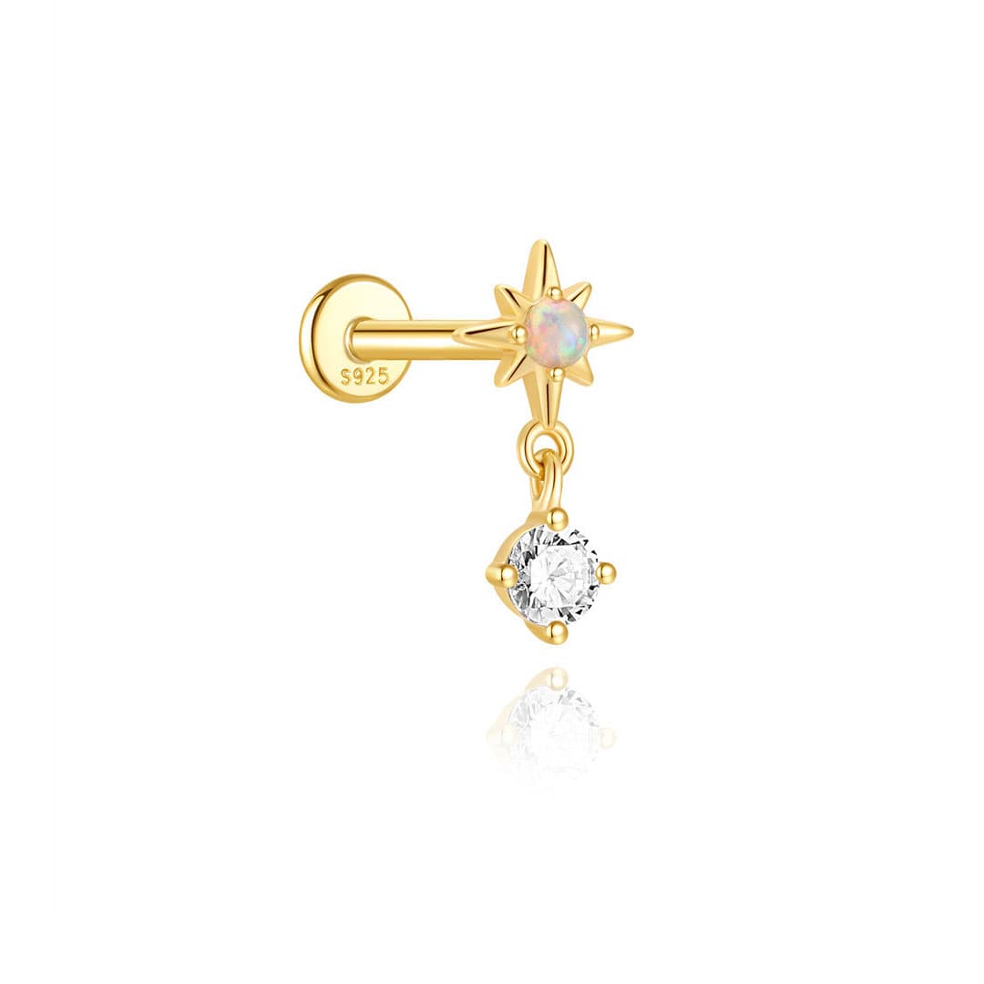 Kateřina – Jemné zlaté náušnice s pohybem.