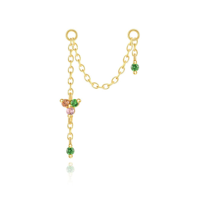 Nina – Malé zlaté náušnice s městským šarmem.