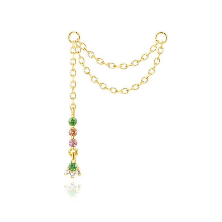 Nina – Malé zlaté náušnice s městským šarmem.