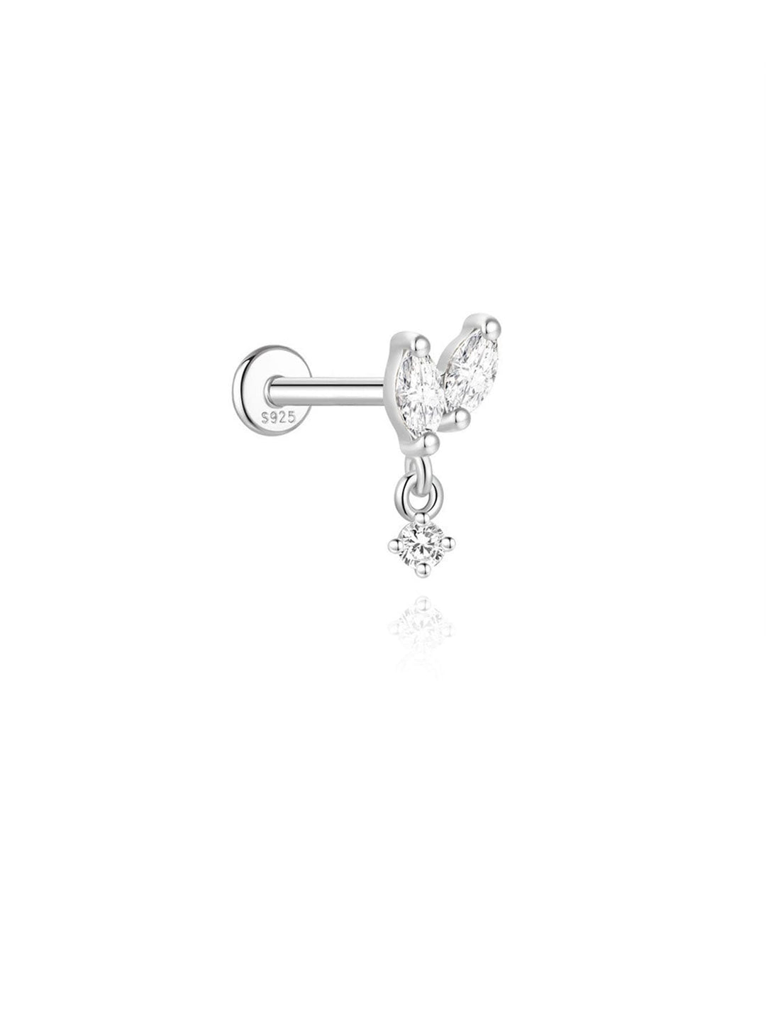 Helena – Zlaté náušnice s organickým designem.