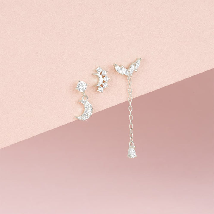 Carla – Zlaté náušnice s jemným zakřivením.