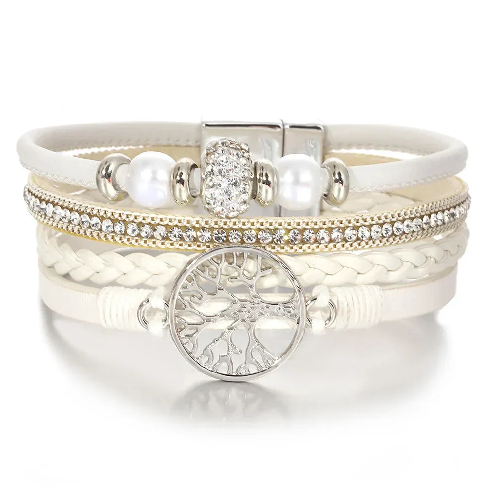 Náramek s kamínky Stromu života