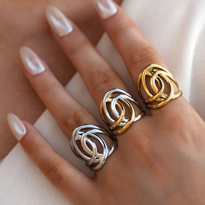 Konturová Echo Prsten