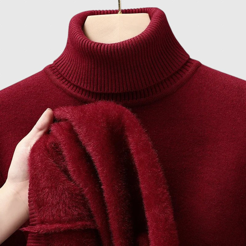 ARLO - Svetr z merino vlny s vysokým límcem