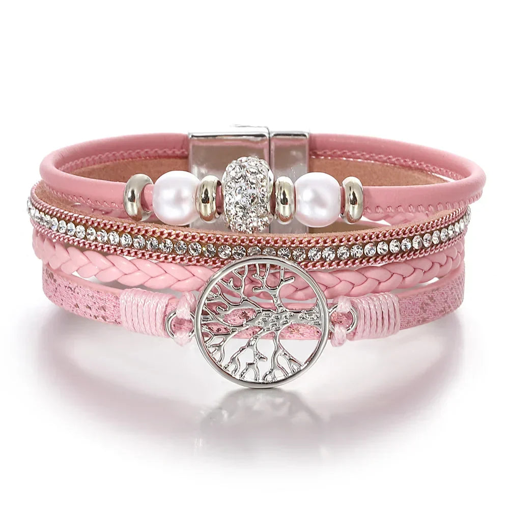 Náramek s kamínky Stromu života