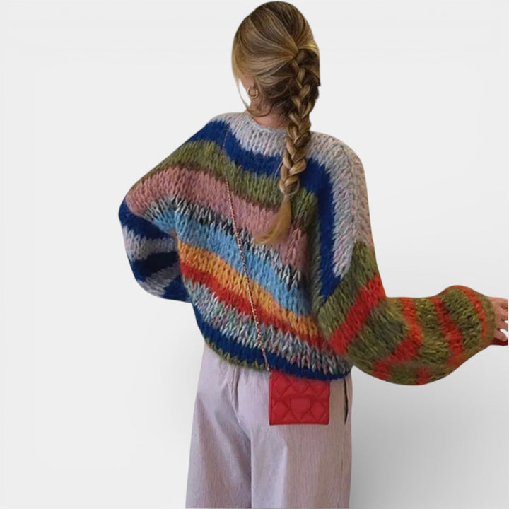 Martyna – Elegantní pruhovaný svetr