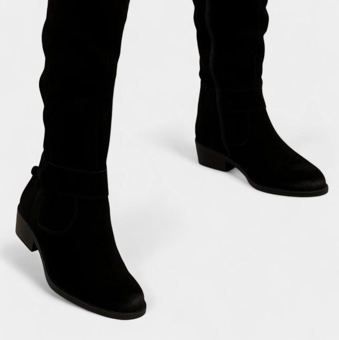 BelleVie – Elegantní semišové kozačky