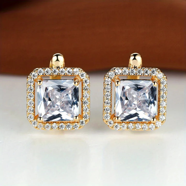 Náušnice s konturovým halo