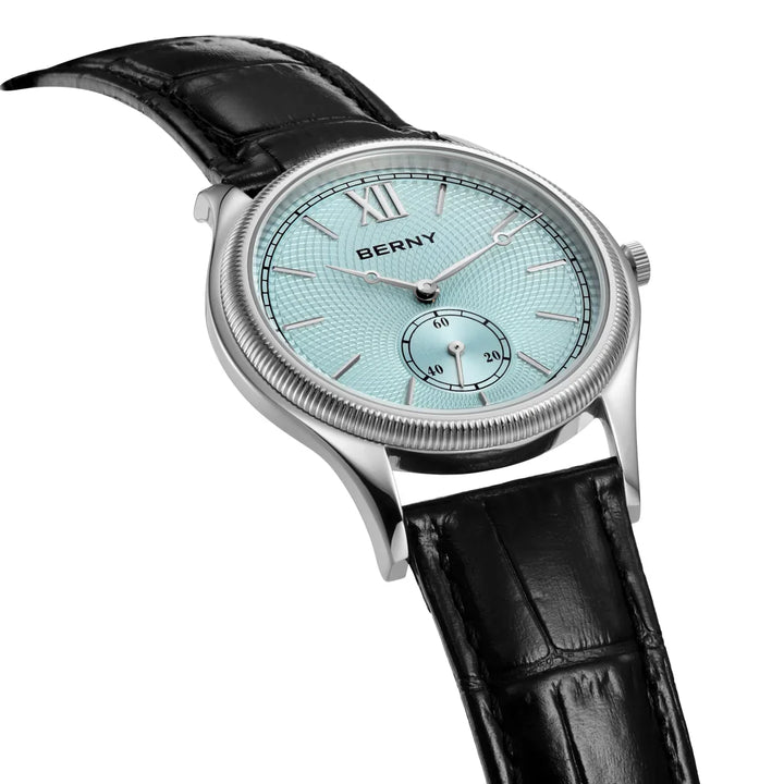 Berny Classic Kožené Hodinky s Řemínkem, 38mm