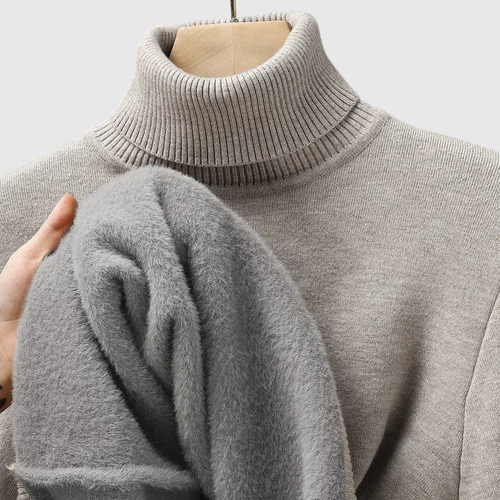 ARLO - Svetr z merino vlny s vysokým límcem