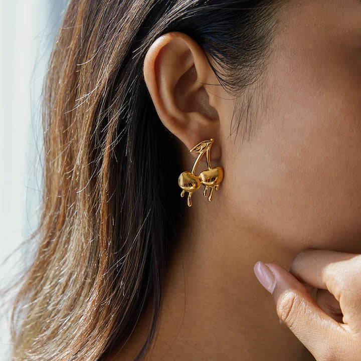 Náušnice s konturou kapky