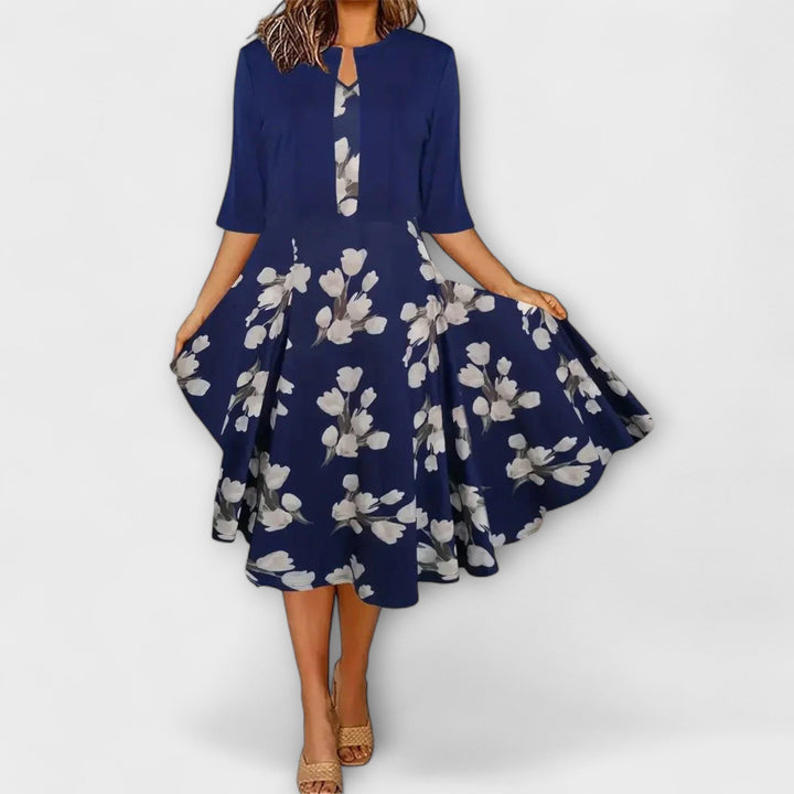 Dámské midi šaty s blazerem