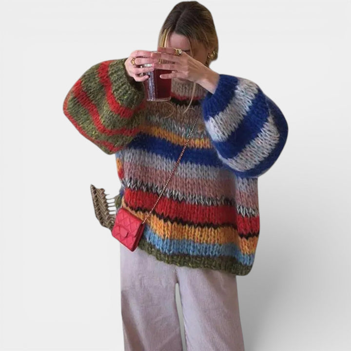 Martyna – Elegantní pruhovaný svetr