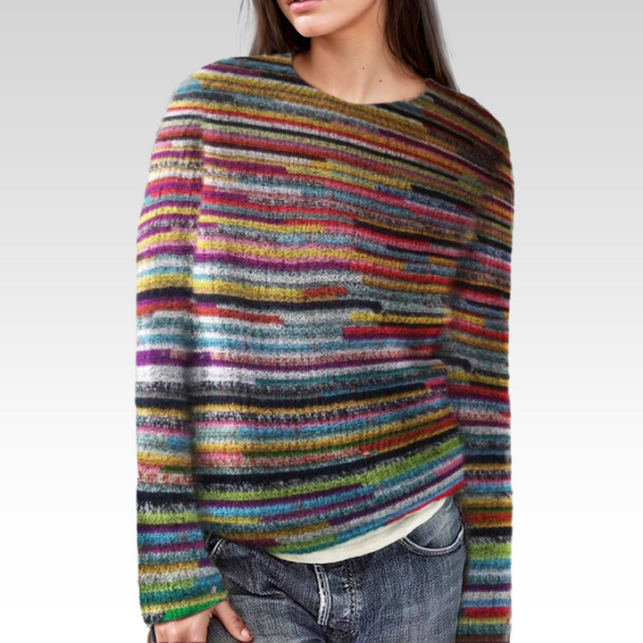 Anna - Klasický Fair Isle svetřík