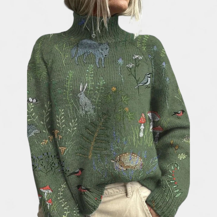 Anja – Teplý a elegantní pulovr s rolákem