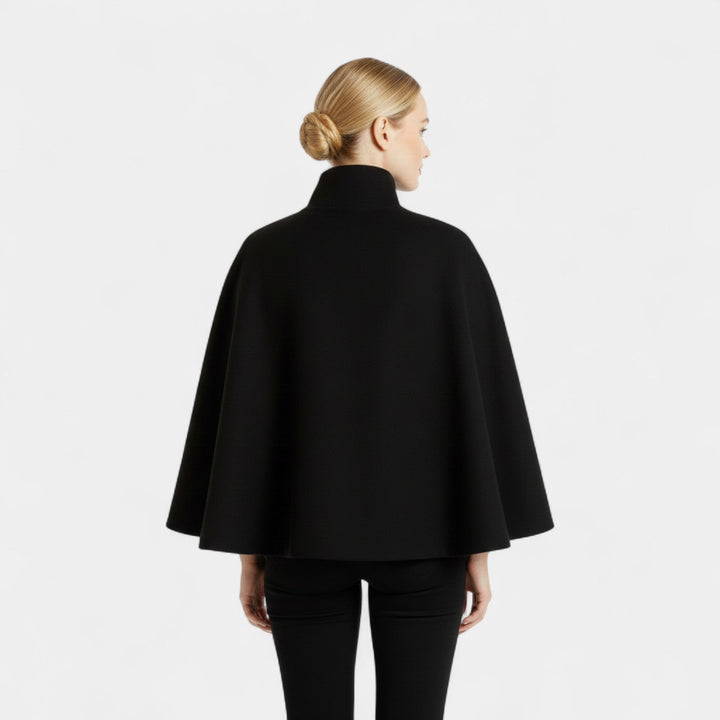 Ivanna – Elegantní dámský kabát s vysokým límcem