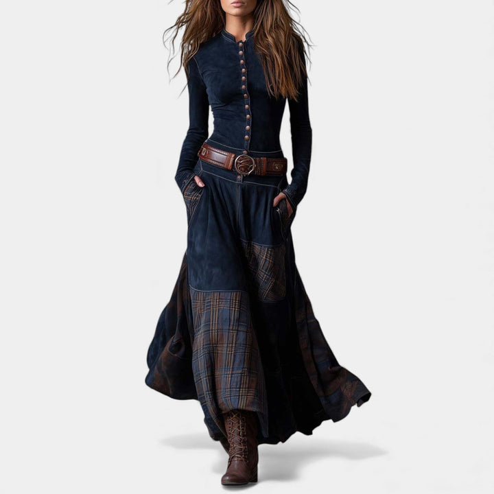 Helena – Vintage maxi šaty