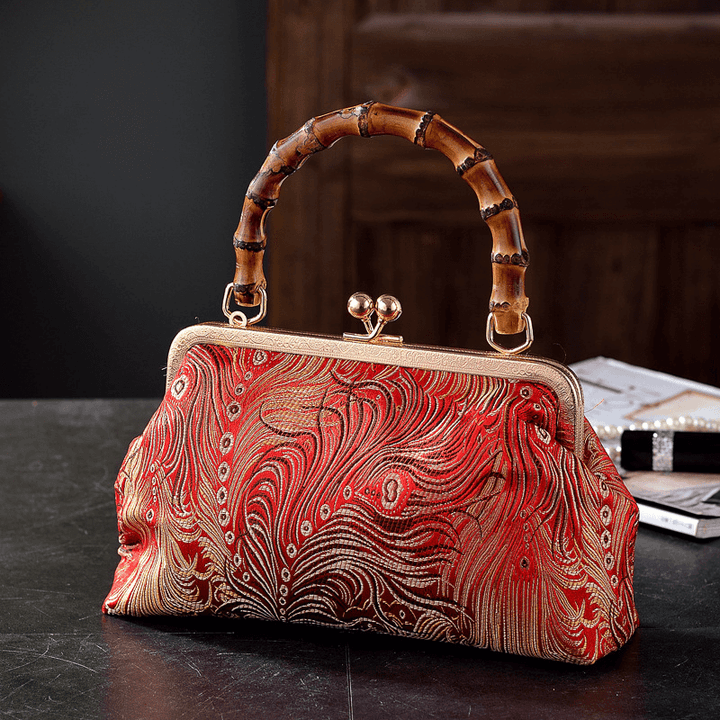 Kabelka se bambusovou rukojetí Zaria