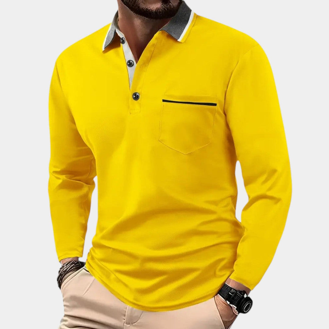 Adam – Klasické dlouhé polo tričko