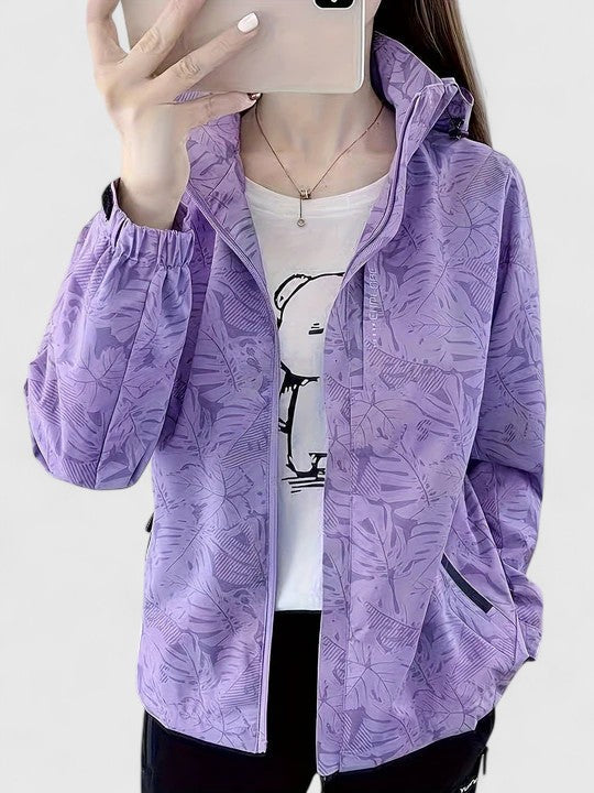 Thanyelle – Elegantní bunda s botanickým potiskem