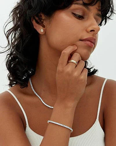 Moissanitové tenisové náramky