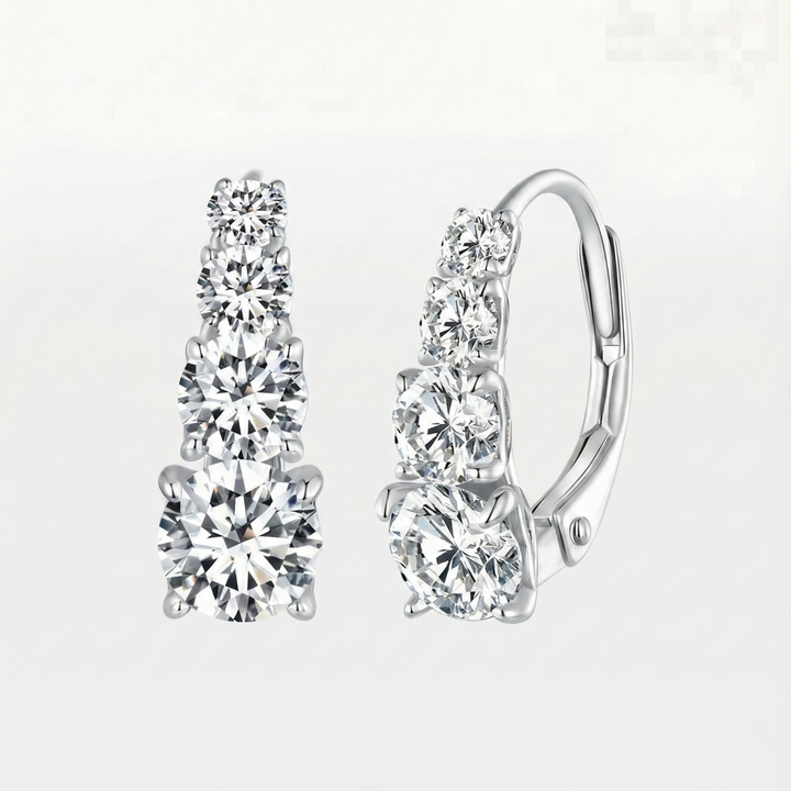 Čtyři kameny náušnice