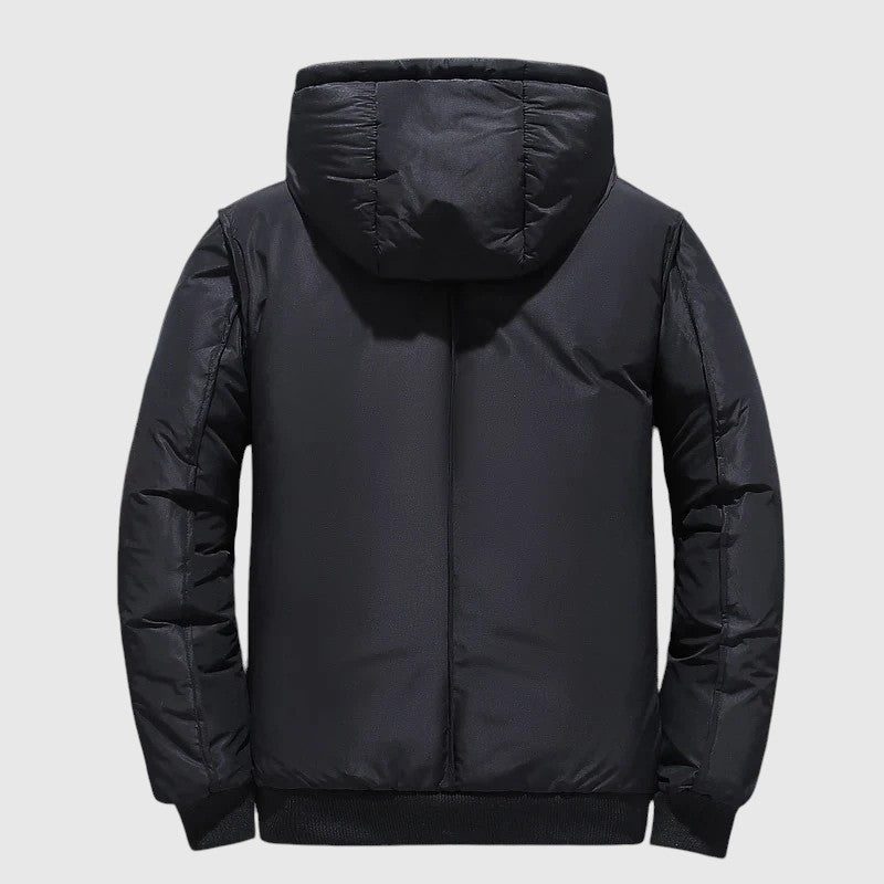 Josef - Prošívaná bunda s kapucí a odolnou úpravou