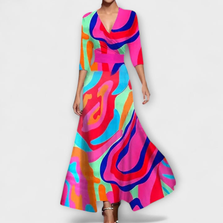 Alma - Elegantní design šatů s rukávy