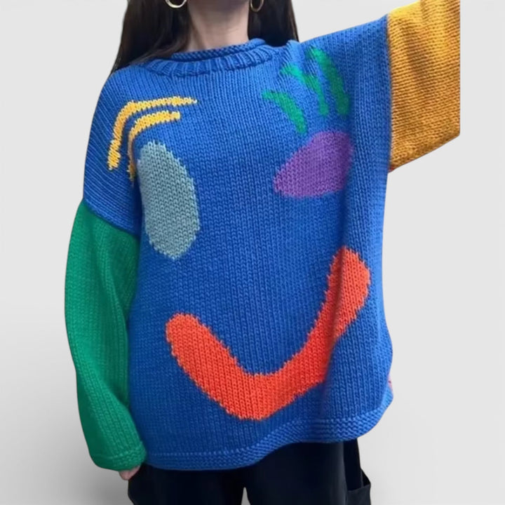 Marcelina – Oversize svetr z bavlny