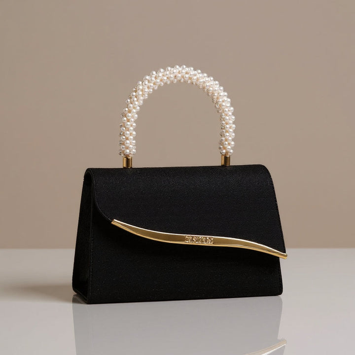 Ava Sequin Pearl Clutch