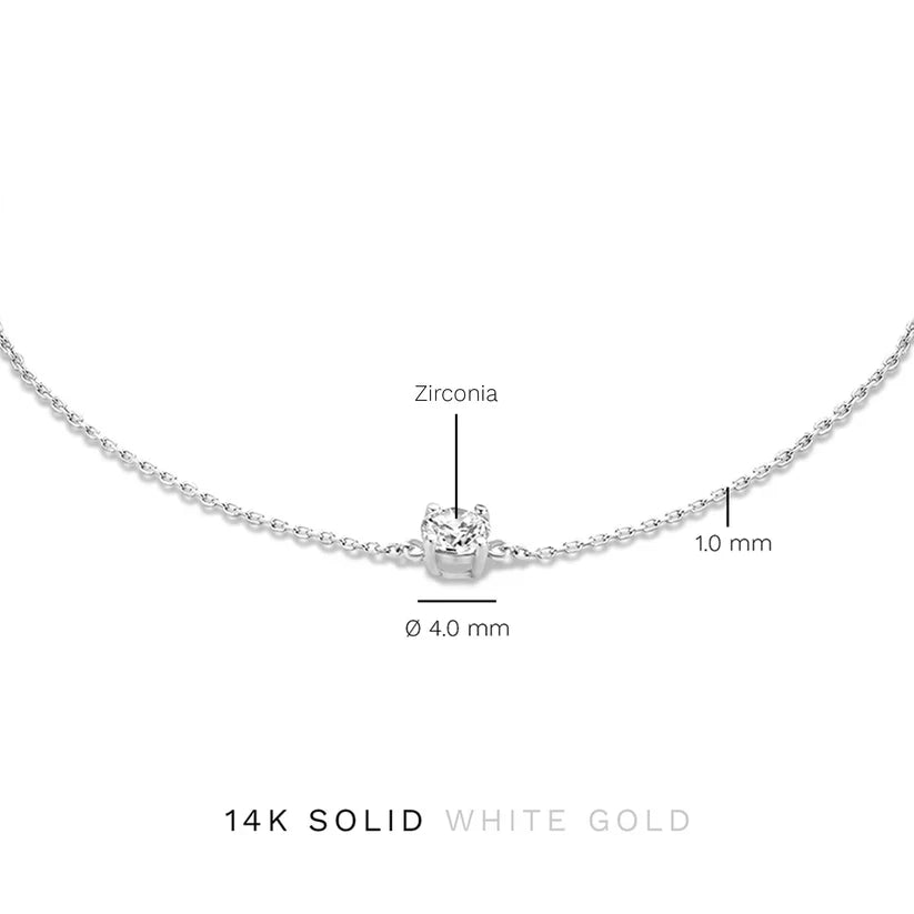 Náramek Klára s moissanitovým kamenem