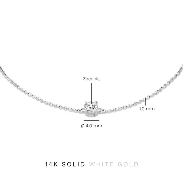 Náramek Klára s moissanitovým kamenem