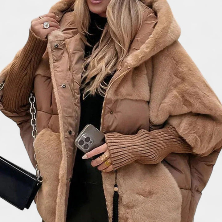 Dominika – Hřejivá péřová bunda s kapucí