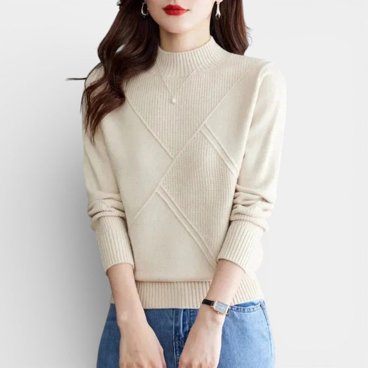 Kunegunda – Stylový svetr s elegantním vzorem pleteniny