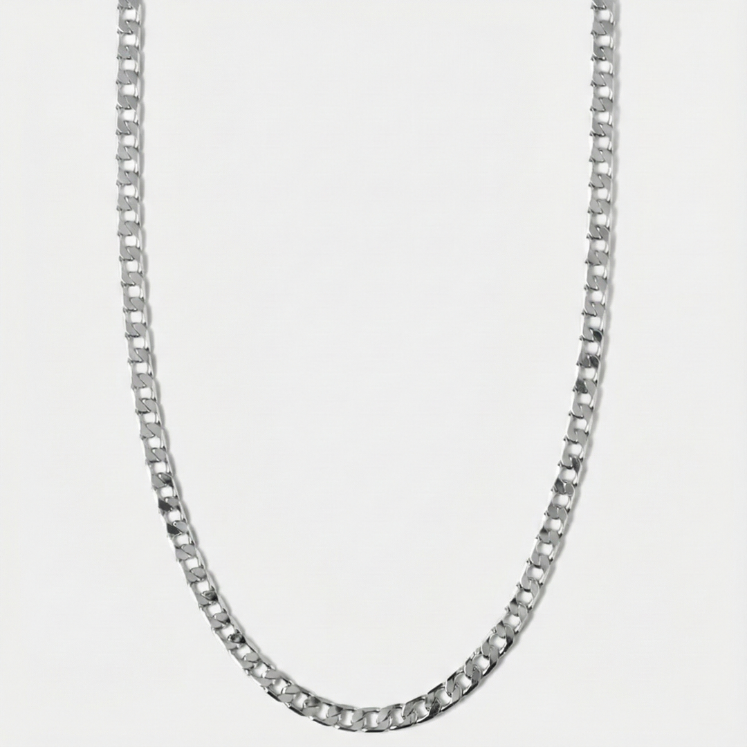 Plochý článkový náhrdelník