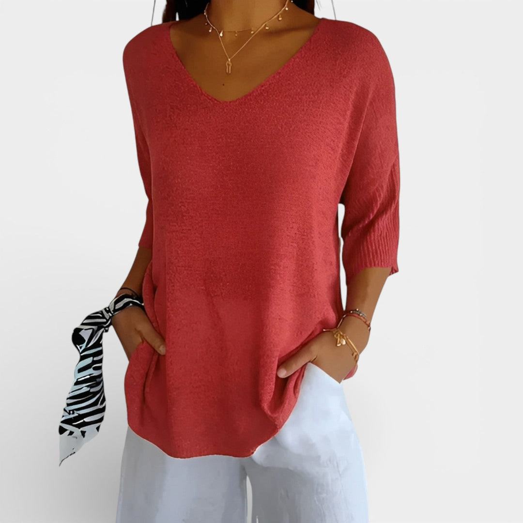 Danuta – Volný dámský svetr na každodenní nošení