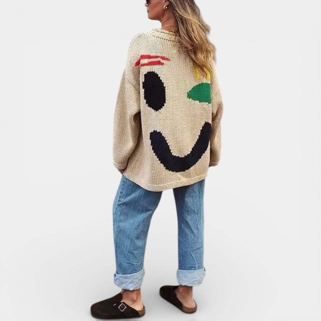 Marcelina – Oversize svetr z bavlny