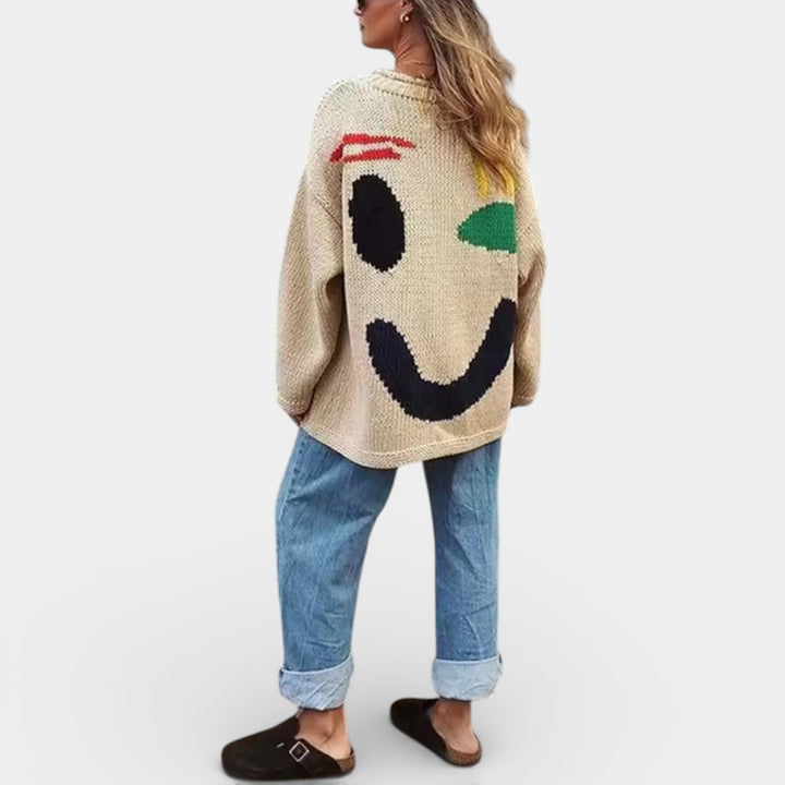 Marcelina – Oversize svetr z bavlny