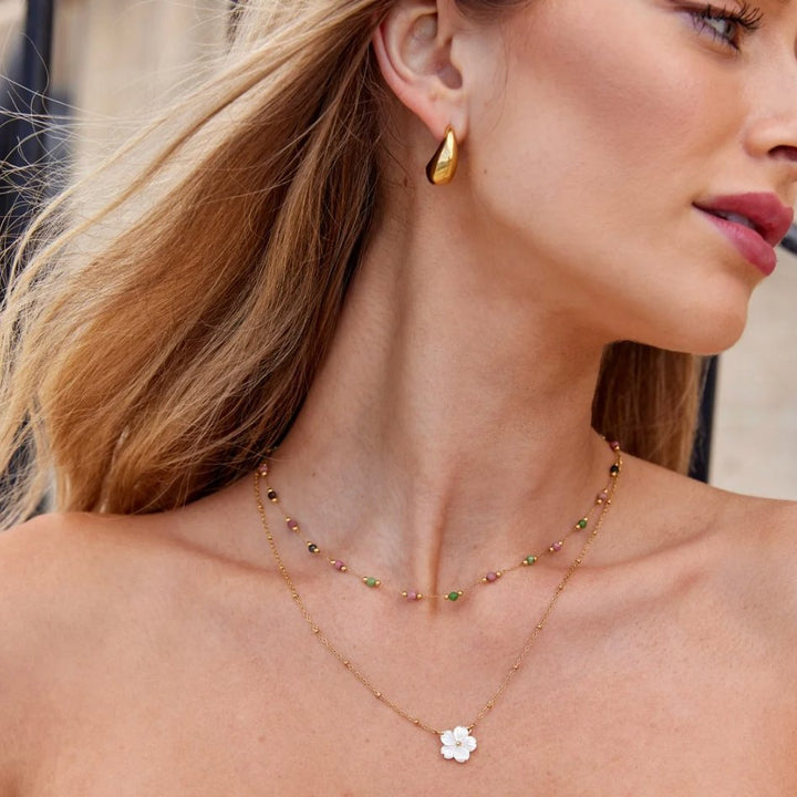 Náhrdelník s květem Velikosti